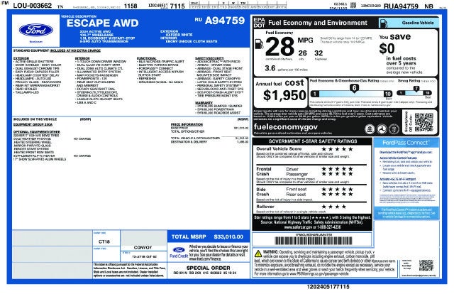 2024 Ford Escape Active