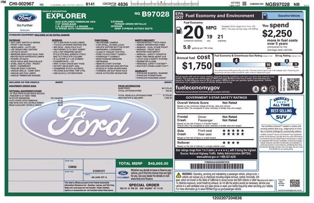 2022 Ford Explorer Timberline