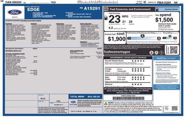 2023 Ford Edge SEL
