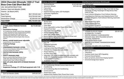 2024 Chevrolet Silverado 1500 LT Trail Boss