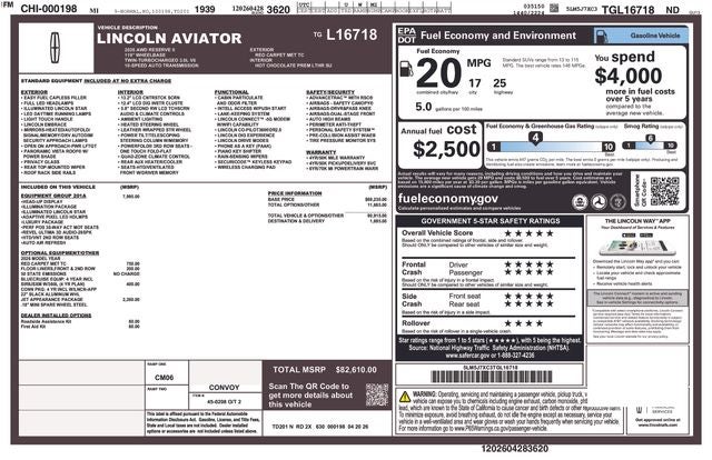 2026 Lincoln Aviator Reserve