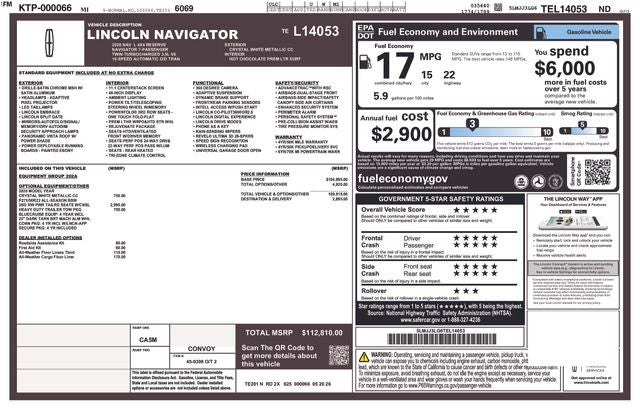 2026 Lincoln Navigator L Reserve