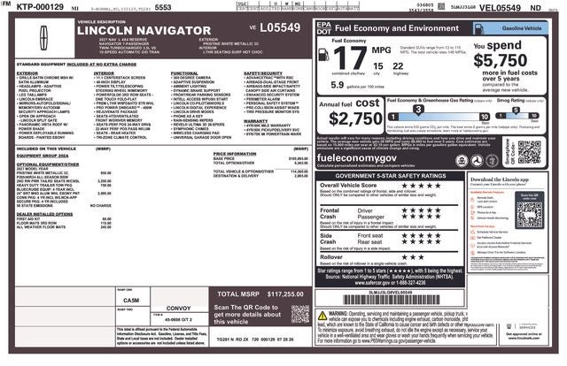 2027 Lincoln Navigator L Reserve