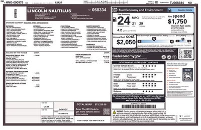 2026 Lincoln Nautilus Reserve