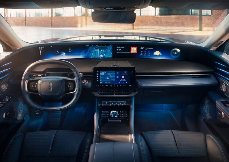 The panoramic display is shown in a 2025 Lincoln Nautilus® SUV. | Midland Lincoln in Midland MI