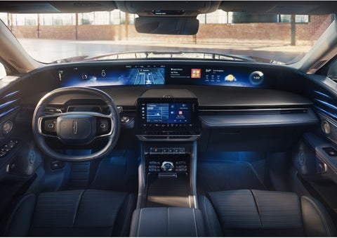 The panoramic display is shown in a 2026 Lincoln Nautilus® SUV. | Midland Lincoln in Midland MI