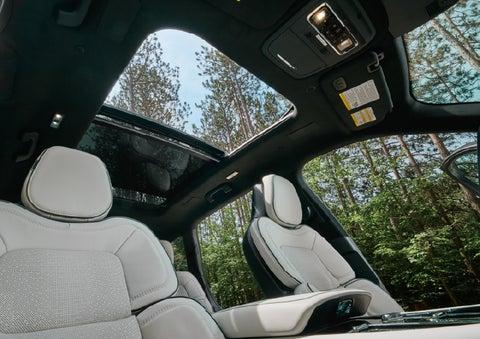 The front seats of a 2027 Lincoln Aviator® Black Label™ SUV | Midland Lincoln in Midland MI